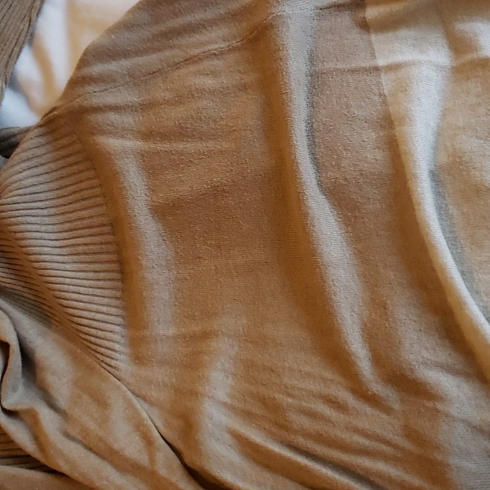 Apt 9 Women's Asymmetrical Open Front Tan Cardiga… - image 7